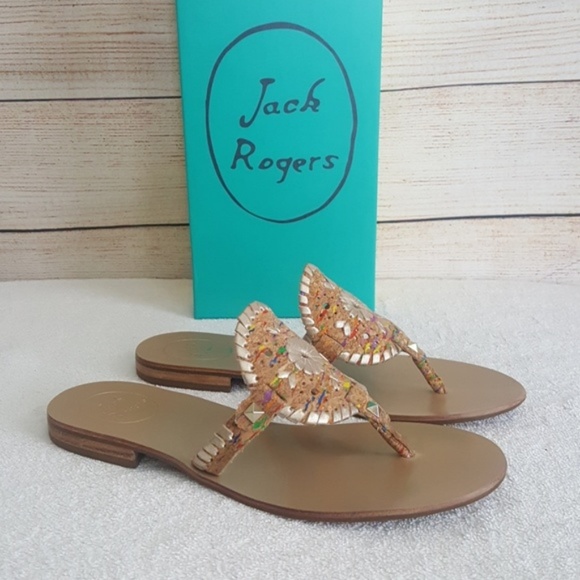 Jack Rogers Shoes - New Jack Rogers Georgica Leather Sandals